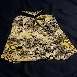 summer speggitti strape silk shirt